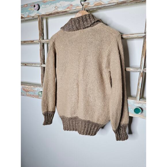 Vintage La Squadra Italian Made Button Up Cardigan Men's size Large - Picture 7 of 10